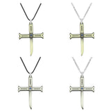 Dracule Mihawk Cross Pendant Necklace Anime Jewelry Gift