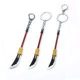 Anime Edward Newgate Sword Key Chain Beard Keyrings Blade Key Holder Pendant