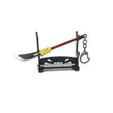 Anime Edward Newgate Sword Key Chain Beard Keyrings Blade Key Holder Pendant