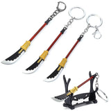 Anime Edward Newgate Sword Key Chain Beard Keyrings Blade Key Holder Pendant