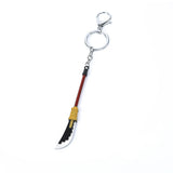 Anime Edward Newgate Sword Key Chain Beard Keyrings Blade Key Holder Pendant