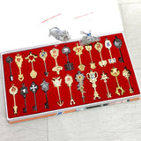 Fairy Tail Natsu Gray Lucy Happy Cosplay Keychain Set Gift