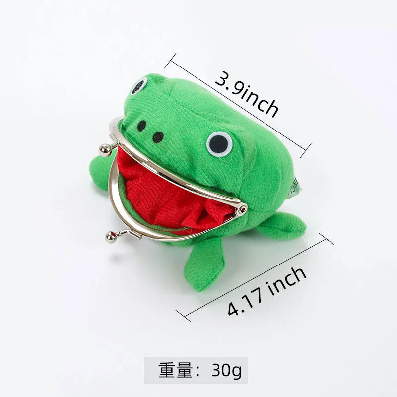Anime Frog Wallet Coin Purse Keychain Plush Cute Cosplay Figure
