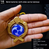 Genshin Impact Element Vision God's Eye Keychain H