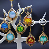 Genshin Impact Element Vision God's Eye Keychain H