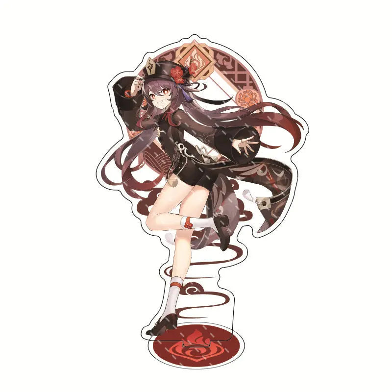 Genshin Impact Vision Arataki Itto Shenhe Yunjin Acrylic Stand Model Plate