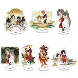 Blessing Acrylic Figure Tian Guan Ci Fu Xie Lian Hua Cheng Collection Stand