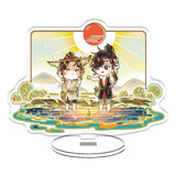 Blessing Acrylic Figure Tian Guan Ci Fu Xie Lian Hua Cheng Collection Stand