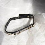 Death Note Misa Amane Necklace for Men Women Punk Rivet Collar Pendant