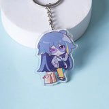 Honkai Impact 3 Fu Hua Key Chain Double-sided Pattern Acrylic Figure