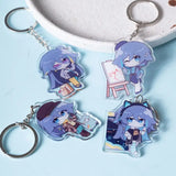 Honkai Impact 3 Fu Hua Key Chain Double-sided Pattern Acrylic Figure