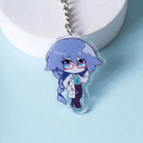 Honkai Impact 3 Fu Hua Key Chain Double-sided Pattern Acrylic Figure