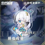 Anime Honkai Impact 3 Seele Valkyrie Girl Acrylic Keychain Pendant