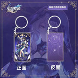 Honkai:Star Rail Tarot Card Keychain - Bag Pendant Ring Jewelry