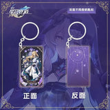 Honkai:Star Rail Tarot Card Keychain - Bag Pendant Ring Jewelry