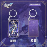 Honkai:Star Rail Tarot Card Keychain - Bag Pendant Accessories