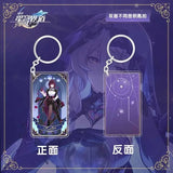 Honkai:Star Rail Tarot Card Keychain - Bag Pendant Ring Jewelry