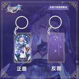 Honkai:Star Rail Tarot Card Keychain - Bag Pendant Ring Jewelry
