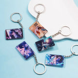 Honkai:Star Rail Lunae Keychain Acrylic Figure Metal Keyring
