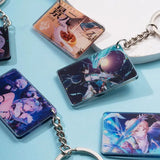 Honkai:Star Rail Lunae Keychain Acrylic Figure Metal Keyring