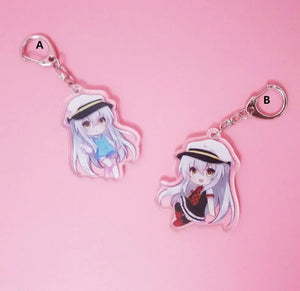 Ohara Rinne Acrylic Keyring Keychain Strap Figure 2-sided