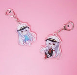 Ohara Rinne Acrylic Keyring Keychain Strap Figure 2-sided