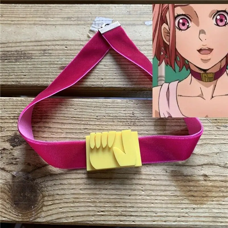 JoJo's Bizarre Adventure Sugimoto Reimi Necklace Choker Cosplay