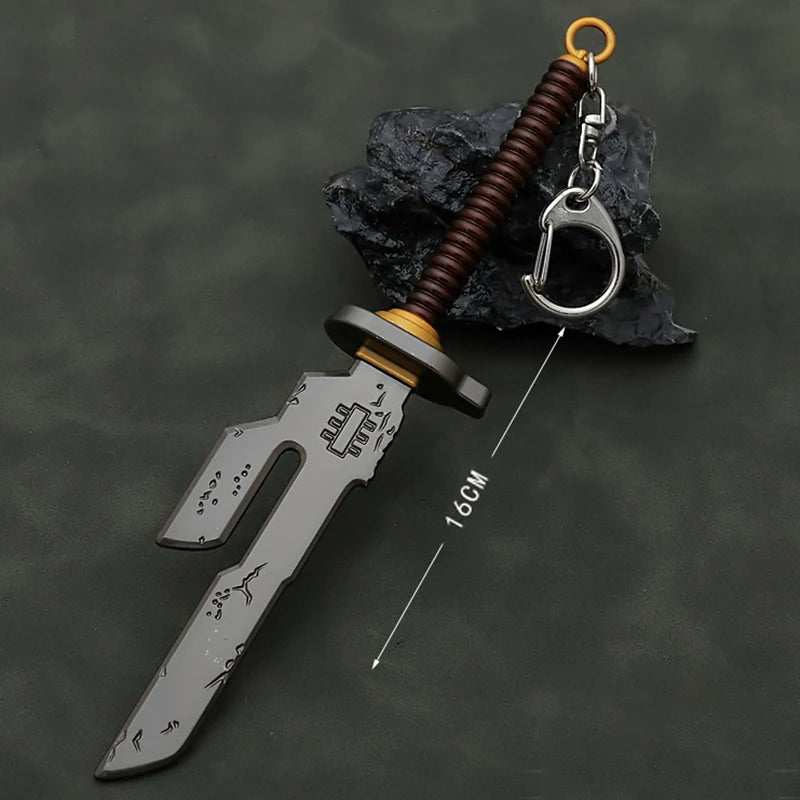 Jujutsu Kaisen Toji Fushiguro Keychain Inverted Spear Metal Pendant Bag llavero