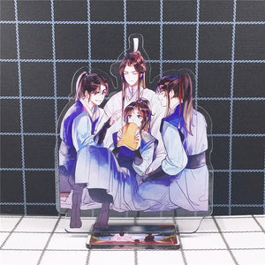 Acrylic Erha & Master Cat Keychain, Cute Anime Key Holder, Couples Keyring