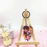 Angels of Death Keychain for Women Men Kids, Acrylic Key Ring Holder Pendant
