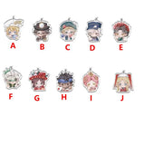 Anime Keychain Asymmetrical Identity V Luca Balsa Acrylic Keyring