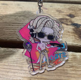 Anime Keychain Asymmetrical Identity V William Ellis Acrylic Keyring Strap
