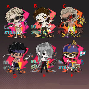 Anime Keychain Asymmetrical Identity V William Ellis Acrylic Keyring Strap
