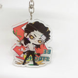 Anime Keychain Asymmetrical Identity V William Ellis Acrylic Keyring Strap