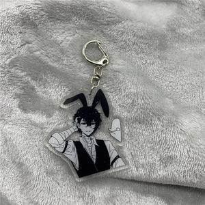 Bungo Stray Dogs Dazai Osamu Acrylic Keychain Figure Hanging Accessories