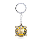 One Piece Anime Keychain Luffy Zoro Sanji Nami Pendant Keyring