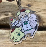 Danganronpa Hinata Hajime Teruteru Acrylic Keychain Figure Hanging
