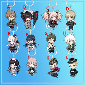 Danganronpa Komaeda Nagito Naegi Mokoto Acrylic Keyring Strap Figure