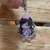 Danganronpa Komaeda Nagito Naegi Mokoto Acrylic Keyring Strap Figure