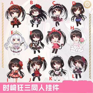 Date A Live Kurumi Acrylic Keychain Strap Figure