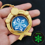 Genshin Impact Vision Element God's Eye Keychain