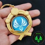 Genshin Impact Vision Element God's Eye Keychain