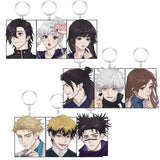Anime Keychain Geto Suguru Choso Acrylic Keyring Strap Figure