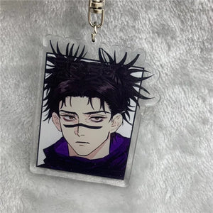 Anime Keychain Geto Suguru Choso Acrylic Keyring Strap Figure