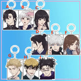 Anime Keychain Geto Suguru Choso Acrylic Keyring Strap Figure
