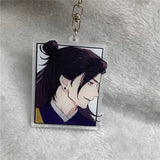 Anime Keychain Geto Suguru Choso Acrylic Keyring Strap Figure