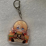 Italy Veneziano Ludwig Acrylic Keychain Strap Figure Accessories