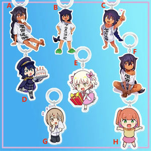 Jahy-Sama Kujikenai Anime Keychain Acrylic Strap Figure