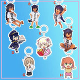Jahy-Sama Kujikenai Anime Keychain Acrylic Strap Figure
