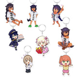 Jahy-Sama Kujikenai Anime Keychain Acrylic Strap Figure